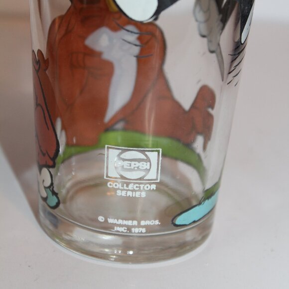 - 1976 Pepsi Glass Tweety Sylvester Spike - Picture 2 of 3